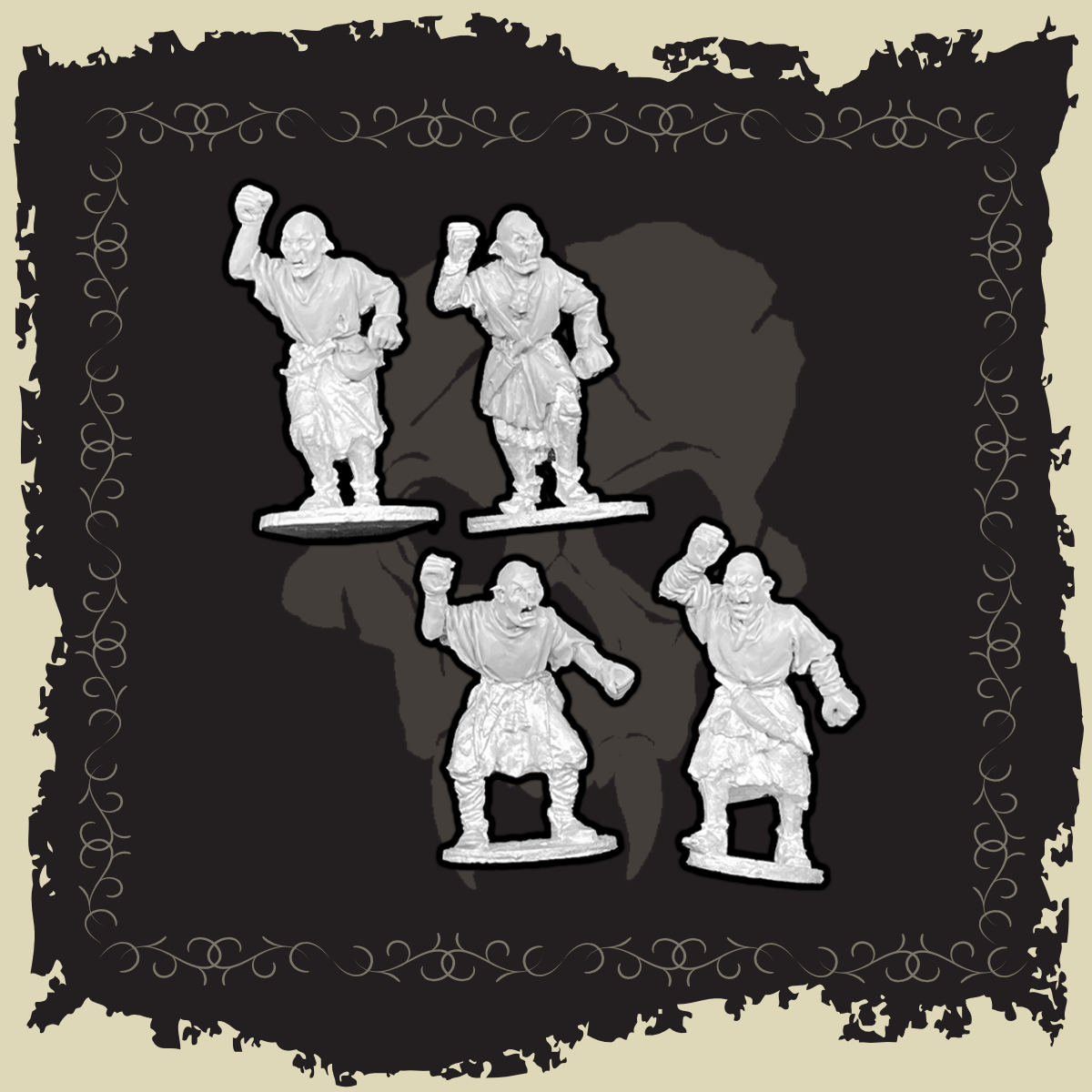 Orc Warriors with Spear & Shield B