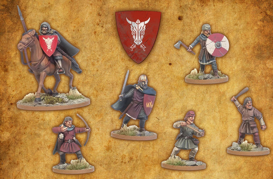 Building the Broken Warhost of Byland with Wargames Atlantic Plastics
