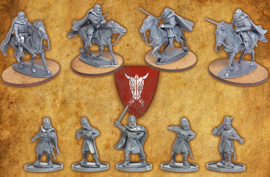 Building the Broken Warhost of Byland with Wargames Atlantic Plastics: Part Two