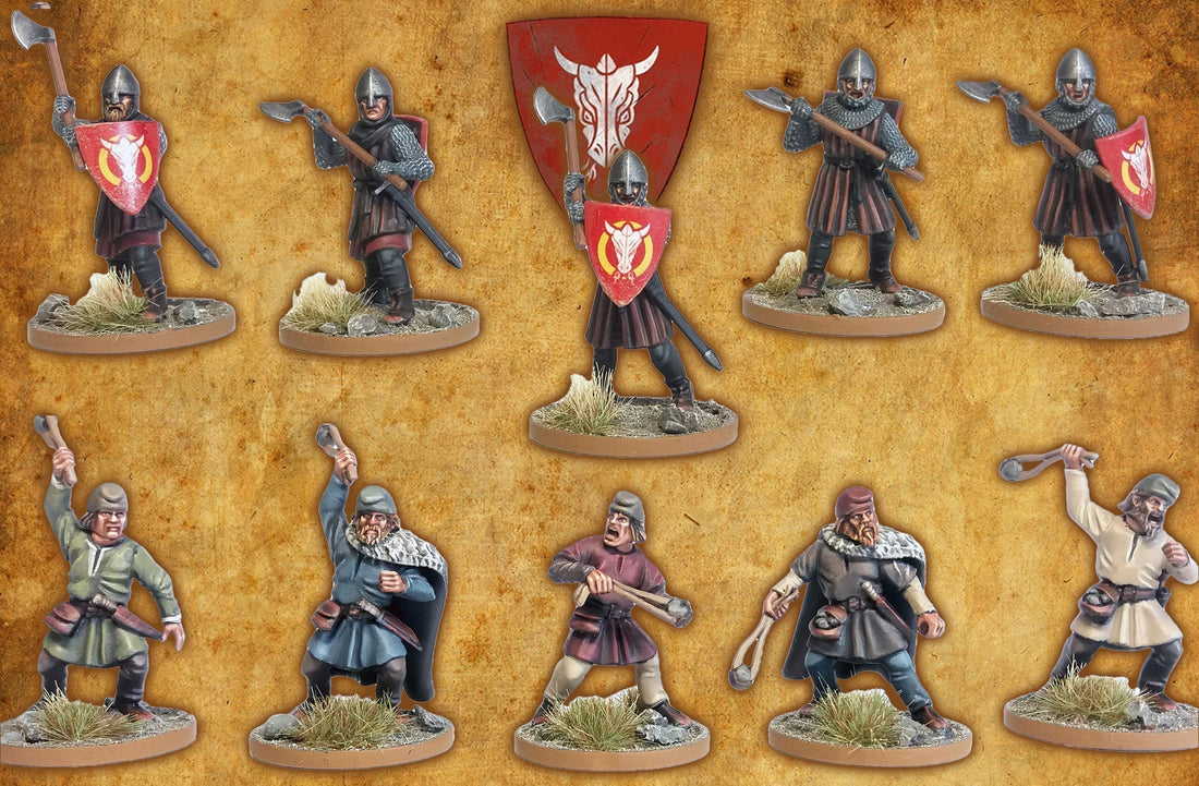 Building the Broken Warhost of Byland with Wargames Atlantic Plastics: Part Four