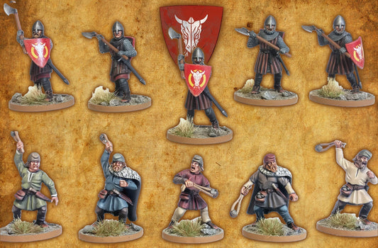 Building the Broken Warhost of Byland with Wargames Atlantic Plastics: Part Four
