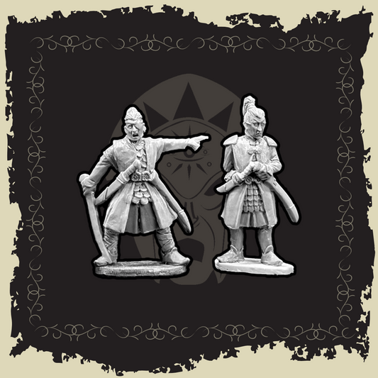 Elven Marine Captain Liathon & First Officer Naerthon