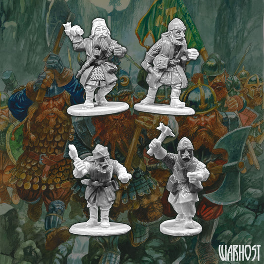 Dwarven Warriors wth hand weapons B