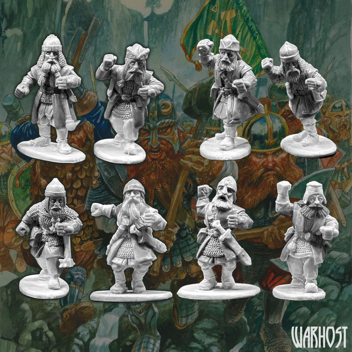 Dwarven Warriors with spears